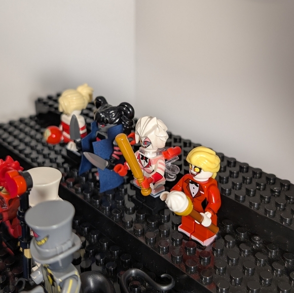 8 Minifigures- Hazbin Hotel Lego Compatible Minifigures with Accessories New! - Picture 3 of 9